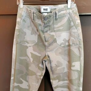 PAIGE Mayslie Camouflage Joggers sz 31